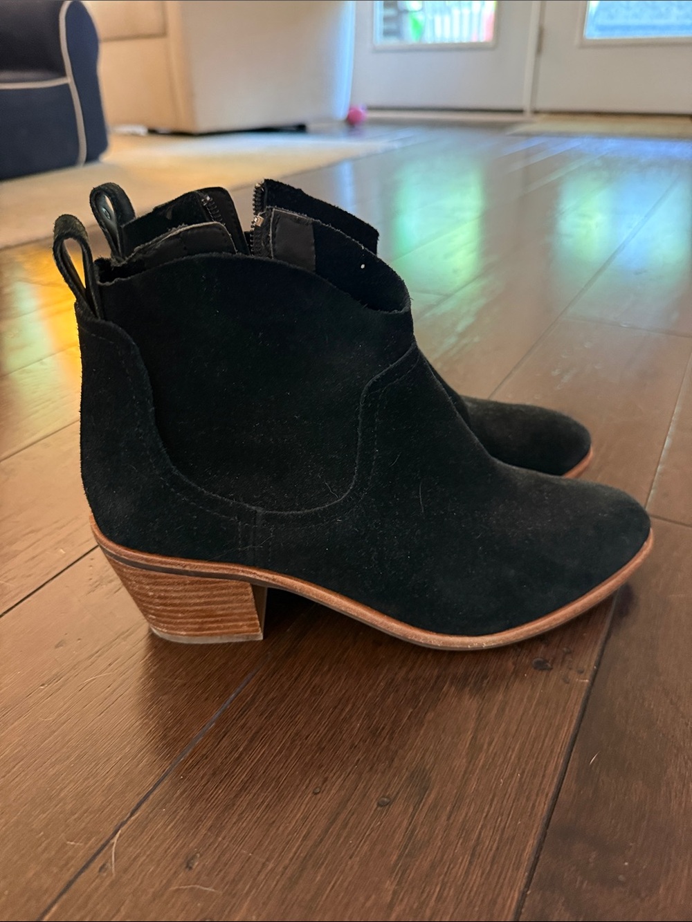 UGG Women’s Black Suede Ankle Boots - Classic Side-Zip Chelsea Style